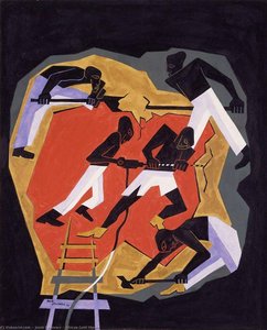 African Gold Miners — Jacob Lawrence