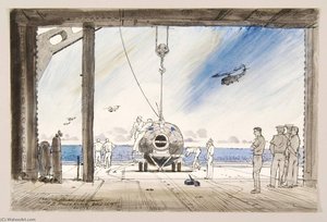 Practice Aboard The Champ — Robert T Mccall