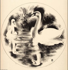 Swans — Louis Lozowick
