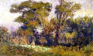 The Old Garden — Frederick Mccubbin