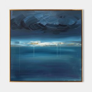 Ephemeral Horizon: A Monumental Study Of Midnight Storms And Gilded Light — Christian Noiret