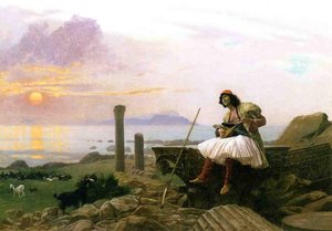 Guitar Player (also Known As Greek Sinter) — Jean-léon Gérôme