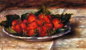 Still Life With Strawberries 2 — Pierre-auguste Renoir