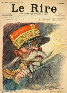 Caricature Of General Zurlinden