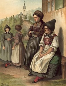 German Costume Tyrol Ober — Albert Kretschmer