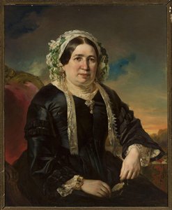 Portrait Of A Woman In A Cap — Франц Крюгер