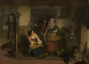 The Listener Ne'er Hears Gude O' Himsel — Thomas Faed