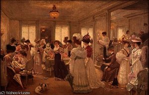 Cinq Heures Chez Le Couturier Paquin — Henri Gervex