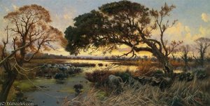 Dusk Over The Campagna