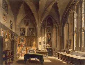 Interior Of The Chapter House — Frederick Mackenzie