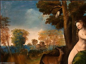 Circe And Her Lovers In A Landscape, — Dosso Dossi (giovanni Di Niccolò De Luteri)