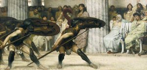 The Pyrrhic Dance — Lourens Alma Tadema