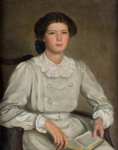 Ailsa Marr Hatton (1893–1949), In A Grey Dress — Brian Hatton