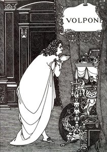 Volpone Adoring His Treasures — Aubrey Vincent Beardsley