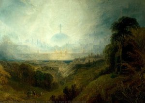 Pilgrims In Sight Of The Celestial City — Henry Thomas Dawson, Romanticism