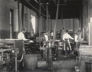 Printing Foot And Steam Power — Frances Benjamin Johnston, Documentary Photography