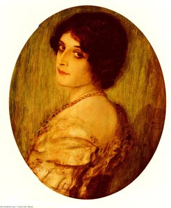 Portrait Of A Lady — Franz Ritter Von Stuck, Symbolism