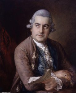 Portrait Of Johann Christian Bach — Thomas Gainsborough