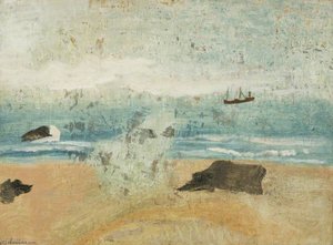 1930 (porthmeor Beach) — Ben Nicholson Om