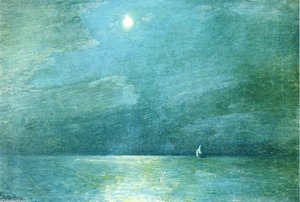 Moonlight On The Sound — Frederick Childe Hassam