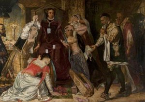Mary, Queen of Scots, Receiving the Warrant for Her Execution