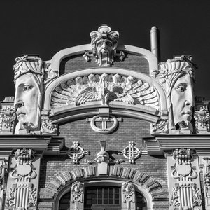 Apartment Building At 10b Elizabetes Iela, Riga, Latvia — Mikhail Osipovich Eisenstein