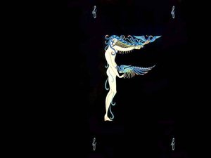Alphabet F — Erté