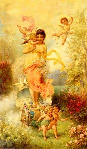 The Goddess Of Spring — Hans Zatzka