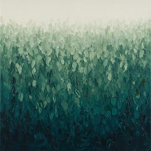 Ascending Layers Of Teal And Seafoam Impasto — Christian Noiret, Contemporary Abstract
