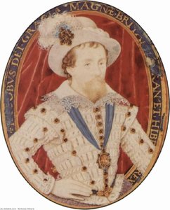 James I — Nicholas Hilliard