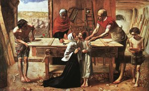 Christ In The House Of His Parents — Sir John Everett Millais, Pre-raphaelite Brotherhood