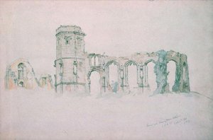 Ruins At Basingstoke Station — Jasper Francis Cropsey