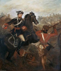 Lieutenant Frederick Robertson Aikman (1828–1888), 4th Regiment (bengal) Native Infantry, Commanding 3rd Regiment (sikh) Irregular Cavalry, Winning The Victoria Cross At Lucknow, Indian Mutiny, 1 March 1858 — Chevalier Louis William Desanges