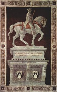 Equestrian Monument Of Sir John Hawkwood — Paolo Uccello, Early Renaissance