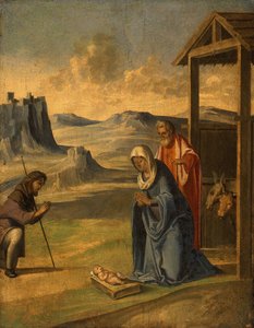 The Virgin Adoring The Child — Benedetto Diana