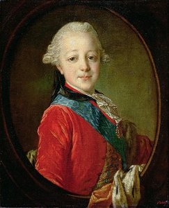 Portrait Of Pavel Petrovich — Fyodor Stepanovich Rokotov