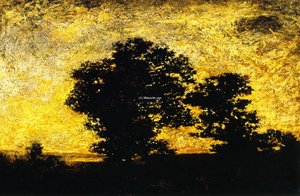 Sunset Silhouette — Ralph Albert Blakelock