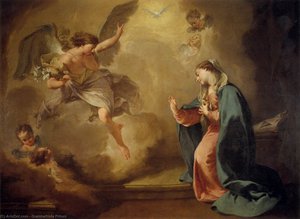 Annunciation — Giambattista Pittoni, Baroque
