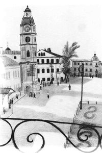 Square In A Provincial Town — Nathan Altman