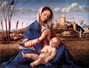 Madonna Of The Meadow (madonna Del Prato) — Giovanni Bellini, Venetian Renaissance