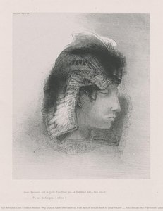 My Kisses Have The Taste Of Fruit Which Would Melt In Your Heart! ... You Distain Me! Farewell! (plate 4) — Odilon Redon