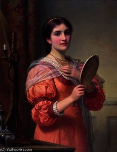A Fair Reflection — Charles Edward Perugini