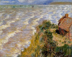 Rising Tide At Pourville — Claude Monet, Impressionism