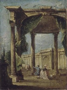 Promenade Dans Un Decor D'architecture — Francesco Lazzaro Guardi