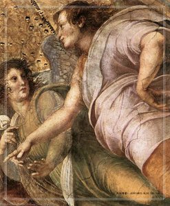 Stanze Vaticane - La Disputa (detail) [08] — Raphael, Renaissance