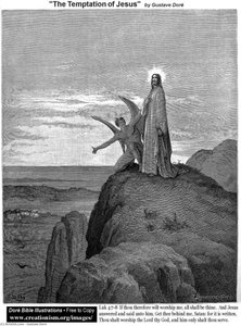 La Tentación De Jesús — Paul Gustave Doré