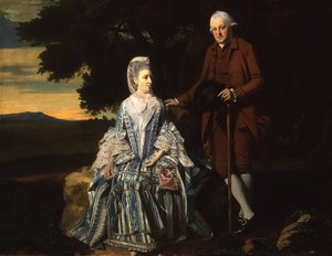 Portrait Of A Married Couple In A Park — Франсис Уителли