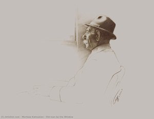 Old man by the Window