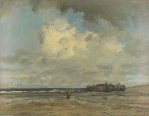 A Beach — Jacob Henricus Maris