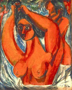 Bathers — Alfonso Michel Nava, Mexican Modernism